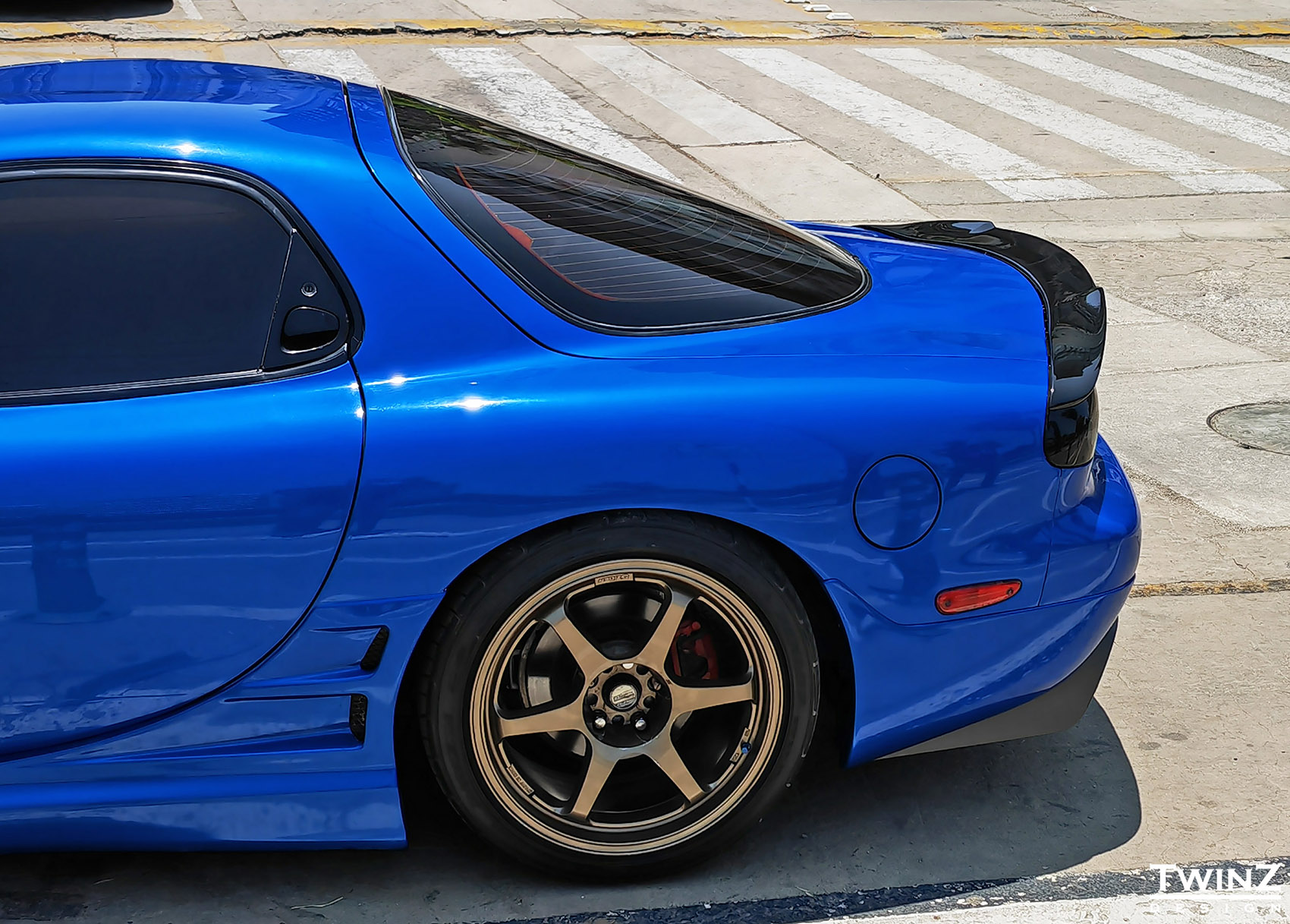 RX7 Lip Spoiler Type 2 Twinz Design